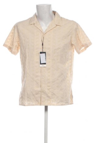 Herrenhemd Jack & Jones, Größe L, Farbe Ecru, Preis € 23,81