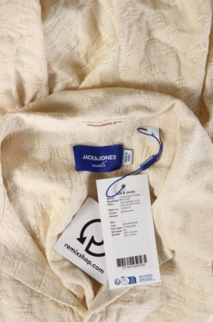 Мъжка риза Jack & Jones, Размер L, Цвят Екрю, Цена 38,50 лв.