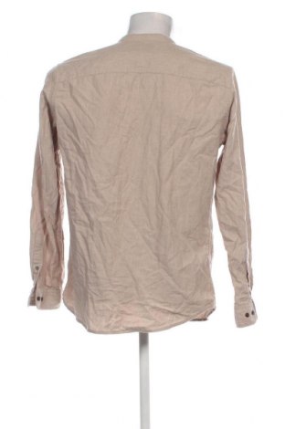 Herrenhemd Jack & Jones, Größe L, Farbe Beige, Preis 23,66 €