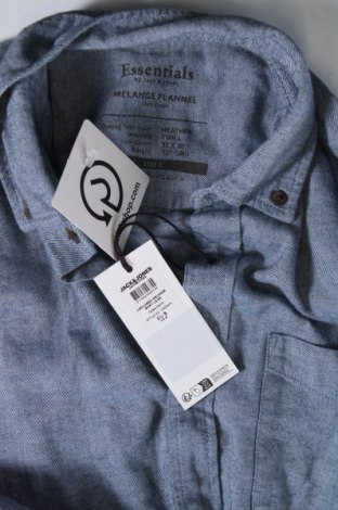 Ανδρικό πουκάμισο Jack & Jones, Μέγεθος S, Χρώμα Μπλέ, Τιμή 7,94 €