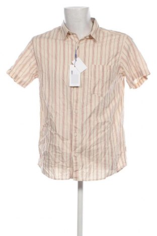 Ανδρικό πουκάμισο Jack & Jones, Μέγεθος L, Χρώμα  Μπέζ, Τιμή 23,81 €
