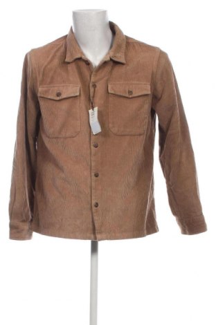 Ανδρικό πουκάμισο Jack & Jones, Μέγεθος L, Χρώμα  Μπέζ, Τιμή 21,83 €