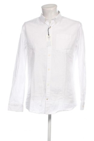 Мъжка риза Jack & Jones, Размер L, Цвят Бял, Цена 46,20 лв.