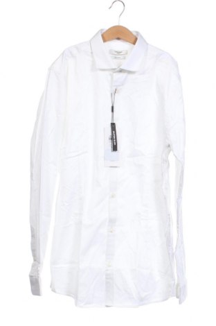 Ανδρικό πουκάμισο Jack & Jones PREMIUM, Μέγεθος M, Χρώμα Λευκό, Τιμή 23,81 €