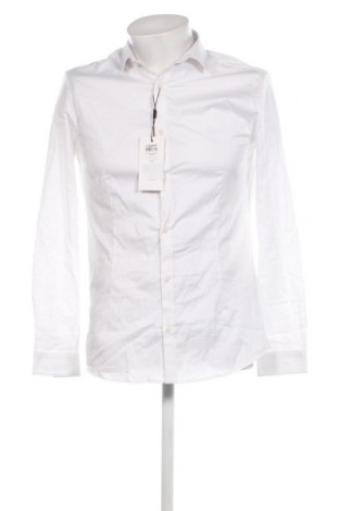 Ανδρικό πουκάμισο Jack & Jones PREMIUM, Μέγεθος M, Χρώμα Λευκό, Τιμή 39,69 €
