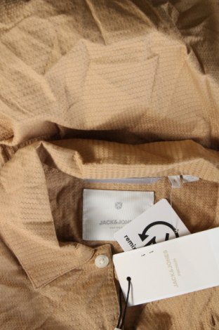 Herrenhemd Jack & Jones PREMIUM, Größe L, Farbe Beige, Preis € 17,86