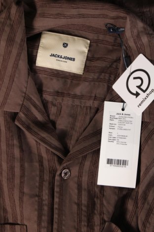 Herrenhemd Jack & Jones PREMIUM, Größe L, Farbe Braun, Preis € 19,85