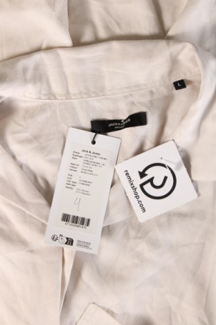 Herrenhemd Jack & Jones PREMIUM, Größe L, Farbe Beige, Preis 15,88 €