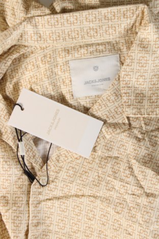 Ανδρικό πουκάμισο Jack & Jones PREMIUM, Μέγεθος L, Χρώμα  Μπέζ, Τιμή 15,88 €