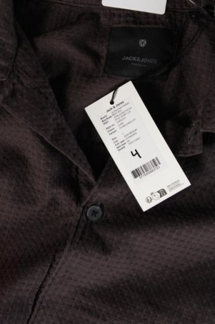 Мъжка риза Jack & Jones PREMIUM, Размер L, Цвят Кафяв, Цена 77,00 лв.