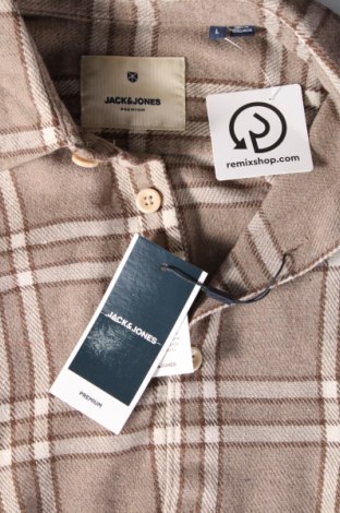 Herrenhemd Jack & Jones PREMIUM, Größe L, Farbe Beige, Preis 7,94 €