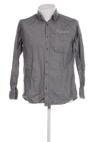Мъжка риза Jacques Lemans, Размер M, Цвят Сив, Цена 36,22 лв.