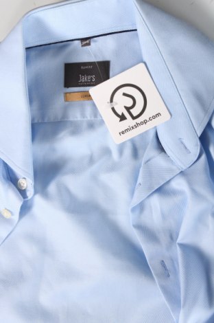 Ανδρικό πουκάμισο Jake*s, Μέγεθος M, Χρώμα Μπλέ, Τιμή 17,44 €