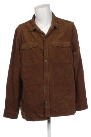 Мъжка риза Jean Pascale, Размер XXL, Цвят Кафяв, Цена 17,40 лв.