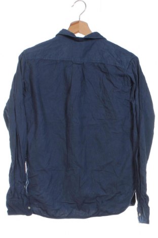 Ανδρικό πουκάμισο Knowledge Cotton Apparel, Μέγεθος S, Χρώμα Μπλέ, Τιμή 5,10 €
