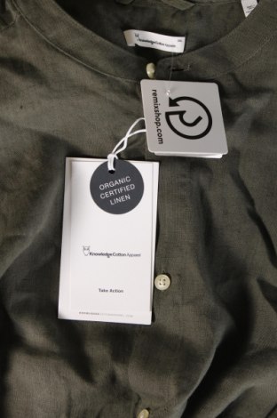 Herrenhemd Knowledge Cotton Apparel, Größe 3XL, Farbe Grün, Preis 54,33 €