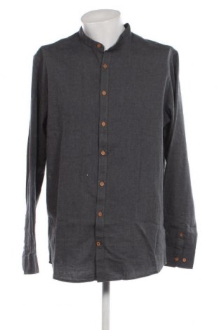 Ανδρικό πουκάμισο Kronstadt, Μέγεθος 3XL, Χρώμα Γκρί, Τιμή 37,71 €