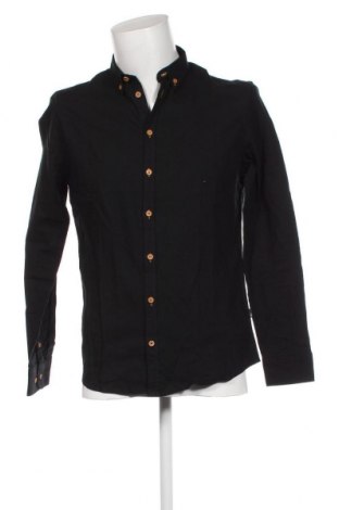 Ανδρικό πουκάμισο Kronstadt, Μέγεθος M, Χρώμα Μαύρο, Τιμή 39,69 €