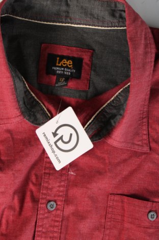 Мъжка риза Lee, Размер XXL, Цвят Червен, Цена 48,00 лв.