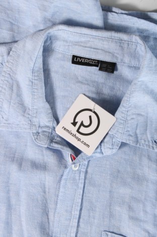 Ανδρικό πουκάμισο Livergy, Μέγεθος L, Χρώμα Μπλέ, Τιμή 14,83 €