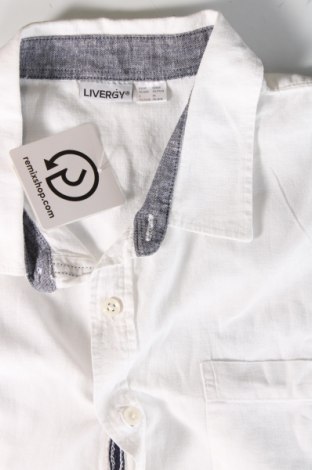 Ανδρικό πουκάμισο Livergy, Μέγεθος XXL, Χρώμα Λευκό, Τιμή 14,84 €