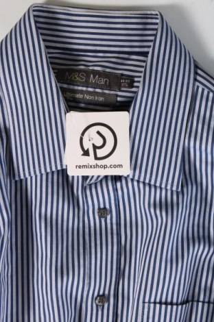 Ανδρικό πουκάμισο Marks & Spencer, Μέγεθος XL, Χρώμα Μπλέ, Τιμή 7,87 €