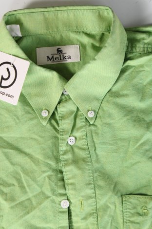 Herrenhemd Melka, Größe L, Farbe Grün, Preis 16,25 €