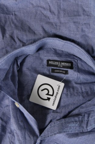 Herrenhemd Miller & Monroe, Größe S, Farbe Blau, Preis 4,73 €