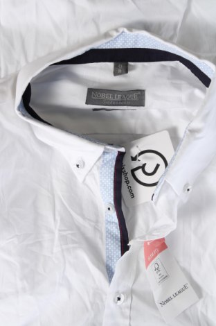Ανδρικό πουκάμισο Nobel League, Μέγεθος L, Χρώμα Λευκό, Τιμή 28,45 €
