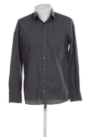 Ανδρικό πουκάμισο Olymp, Μέγεθος M, Χρώμα Γκρί, Τιμή 16,00 €