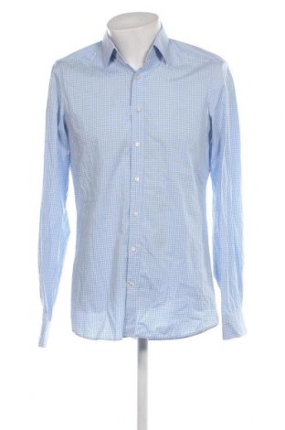 Ανδρικό πουκάμισο Olymp, Μέγεθος M, Χρώμα Μπλέ, Τιμή 23,10 €