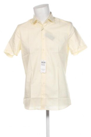 Ανδρικό πουκάμισο Olymp, Μέγεθος M, Χρώμα Κίτρινο, Τιμή 30,62 €