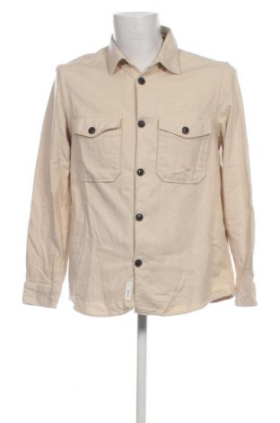 Ανδρικό πουκάμισο Only & Sons, Μέγεθος M, Χρώμα  Μπέζ, Τιμή 8,54 €