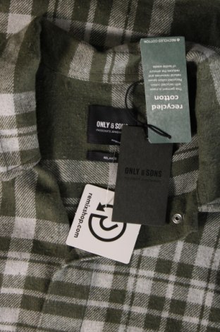 Ανδρικό πουκάμισο Only & Sons, Μέγεθος L, Χρώμα Πράσινο, Τιμή 7,59 €