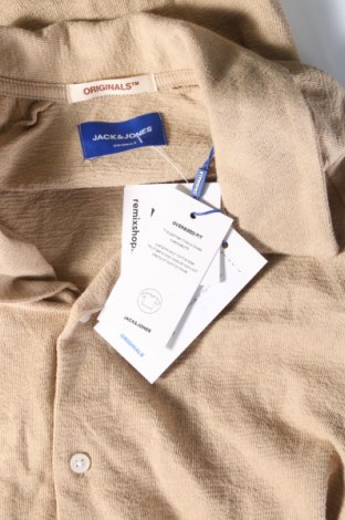 Herrenhemd Originals By Jack & Jones, Größe L, Farbe Braun, Preis € 19,85