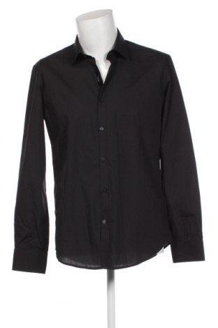 Мъжка риза Oviesse, Размер L, Цвят Черен, Цена 46,00 лв.