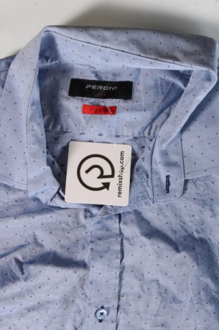 Ανδρικό πουκάμισο Peroni, Μέγεθος XL, Χρώμα Μπλέ, Τιμή 6,44 €