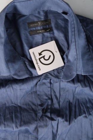 Ανδρικό πουκάμισο Pietro Filipi, Μέγεθος XL, Χρώμα Μπλέ, Τιμή 20,03 €