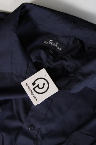 Ανδρικό πουκάμισο Premier, Μέγεθος 3XL, Χρώμα Μπλέ, Τιμή 23,71 €