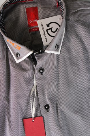 Мъжка риза Pure H.Tico, Размер L, Цвят Сив, Цена 25,34 лв.