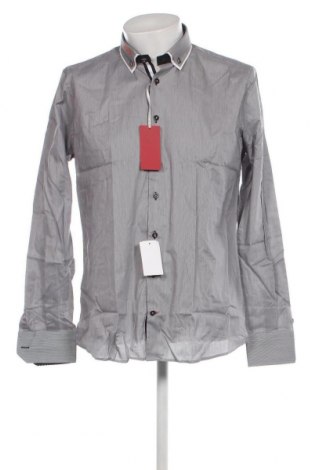 Herrenhemd Pure H.Tico, Größe L, Farbe Grau, Preis 14,40 €