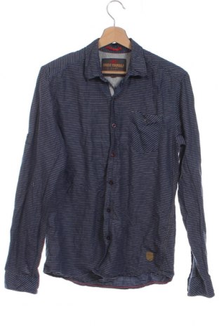 Ανδρικό πουκάμισο Q/S by S.Oliver, Μέγεθος S, Χρώμα Μπλέ, Τιμή 5,26 €
