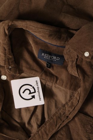 Ανδρικό πουκάμισο Redford, Μέγεθος M, Χρώμα Καφέ, Τιμή 17,94 €