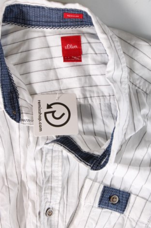 Мъжка риза S.Oliver, Размер XXL, Цвят Бял, Цена 19,38 лв.