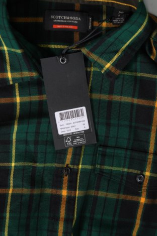 Cămașă de bărbați Scotch & Soda, Mărime S, Culoare Verde, Preț 174,77 Lei