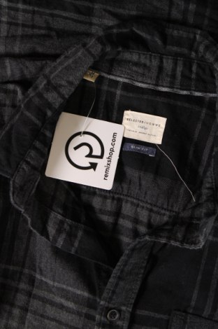 Herrenhemd Selected Homme, Größe M, Farbe Grau, Preis € 4,28