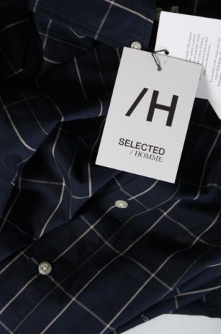 Мъжка риза Selected Homme, Размер L, Цвят Син, Цена 46,50 лв.