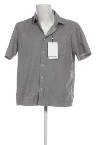 Мъжка риза Selected Homme, Размер M, Цвят Сив, Цена 38,50 лв.