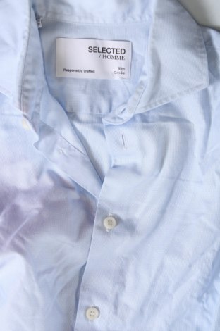 Ανδρικό πουκάμισο Selected Homme, Μέγεθος S, Χρώμα Μπλέ, Τιμή 26,37 €