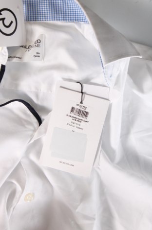 Ανδρικό πουκάμισο Selected Homme, Μέγεθος M, Χρώμα Λευκό, Τιμή 26,37 €
